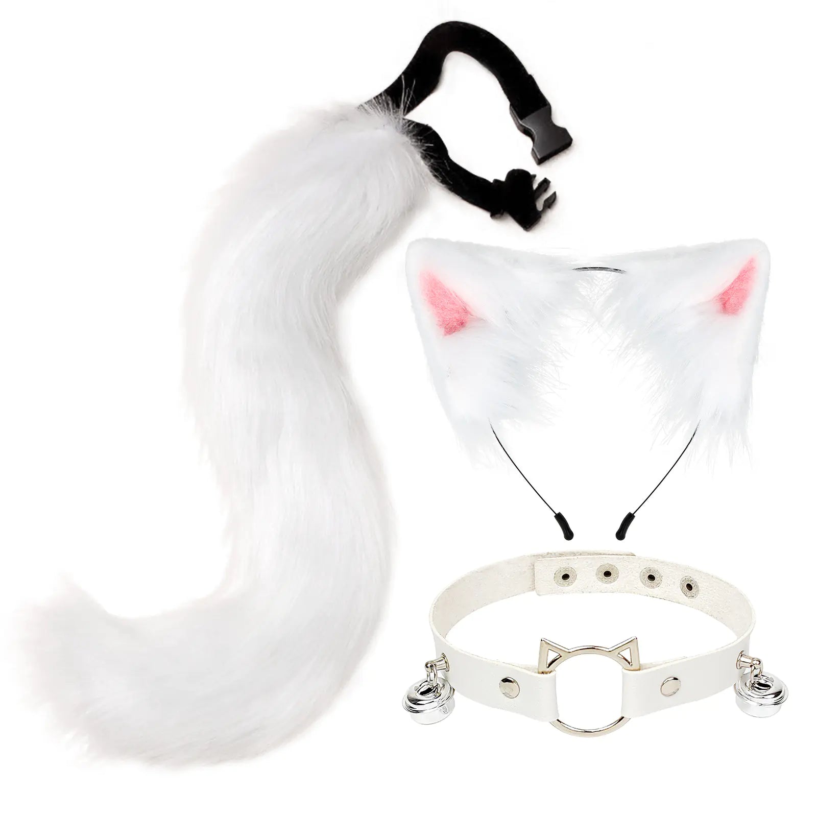 Kit "Wild Spirit" - Set de Cosplay de Zorro (Orejas, Cola y Choker)