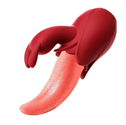 Estimulador "French Kiss" - Vibrador de Lengua Realista con 10 Modos