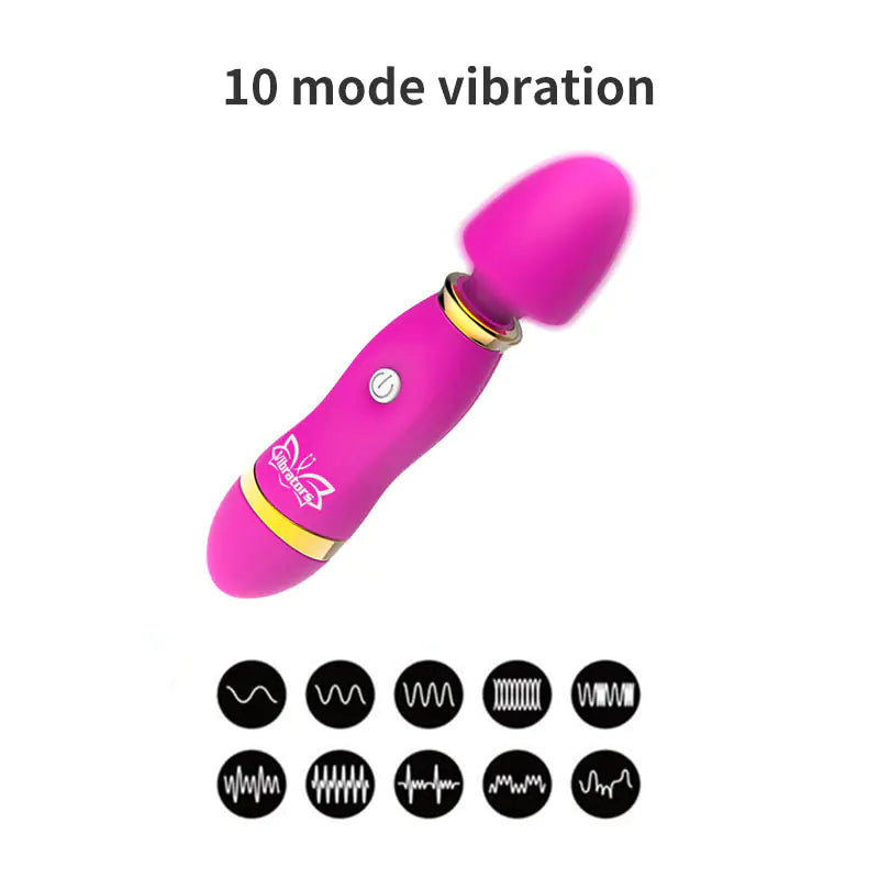 Mini Varita "Magic Pulse" - Masajeador AV de 12 Frecuencias Impermeable