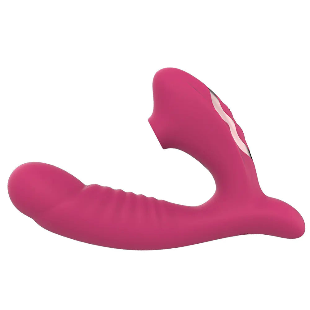 "Arlie Dual Bliss" Vibrator - Clitoral Suction and Textured G-Stimulator