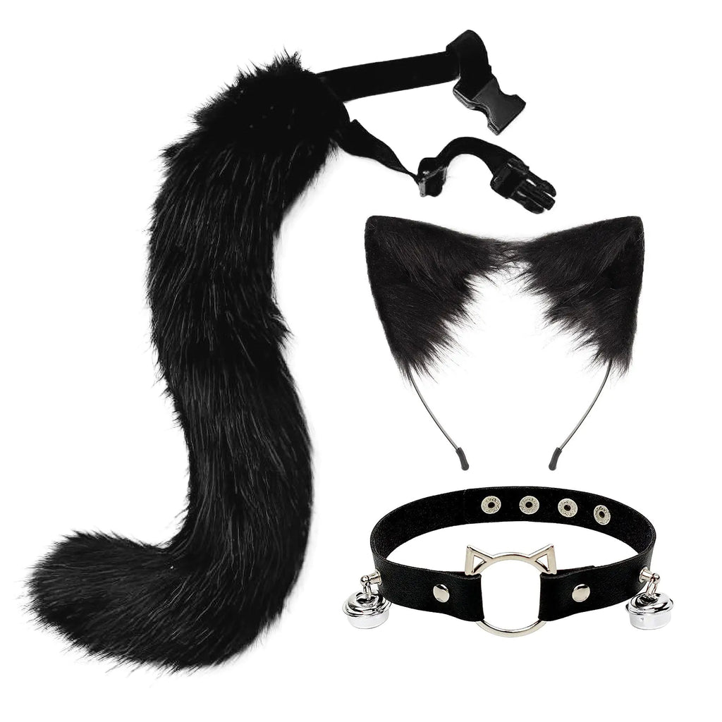 "Wild Spirit" Kit - Fox Cosplay Set (Ears, Tail and Choker)