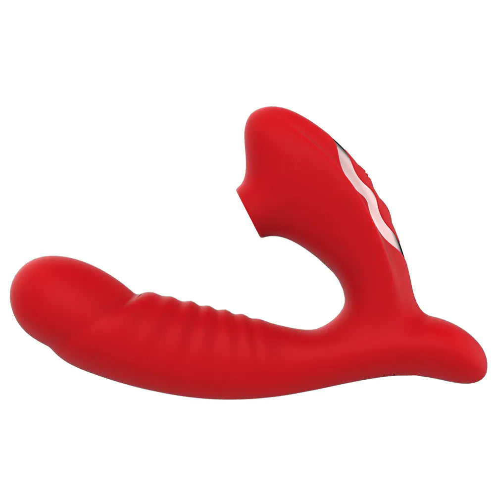 "Arlie Dual Bliss" Vibrator - Clitoral Suction and Textured G-Stimulator