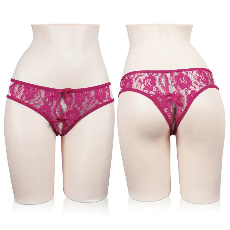 T-Back Thong "Color Passion" - Open Lace Thread (Ouvert) in 9 Colors