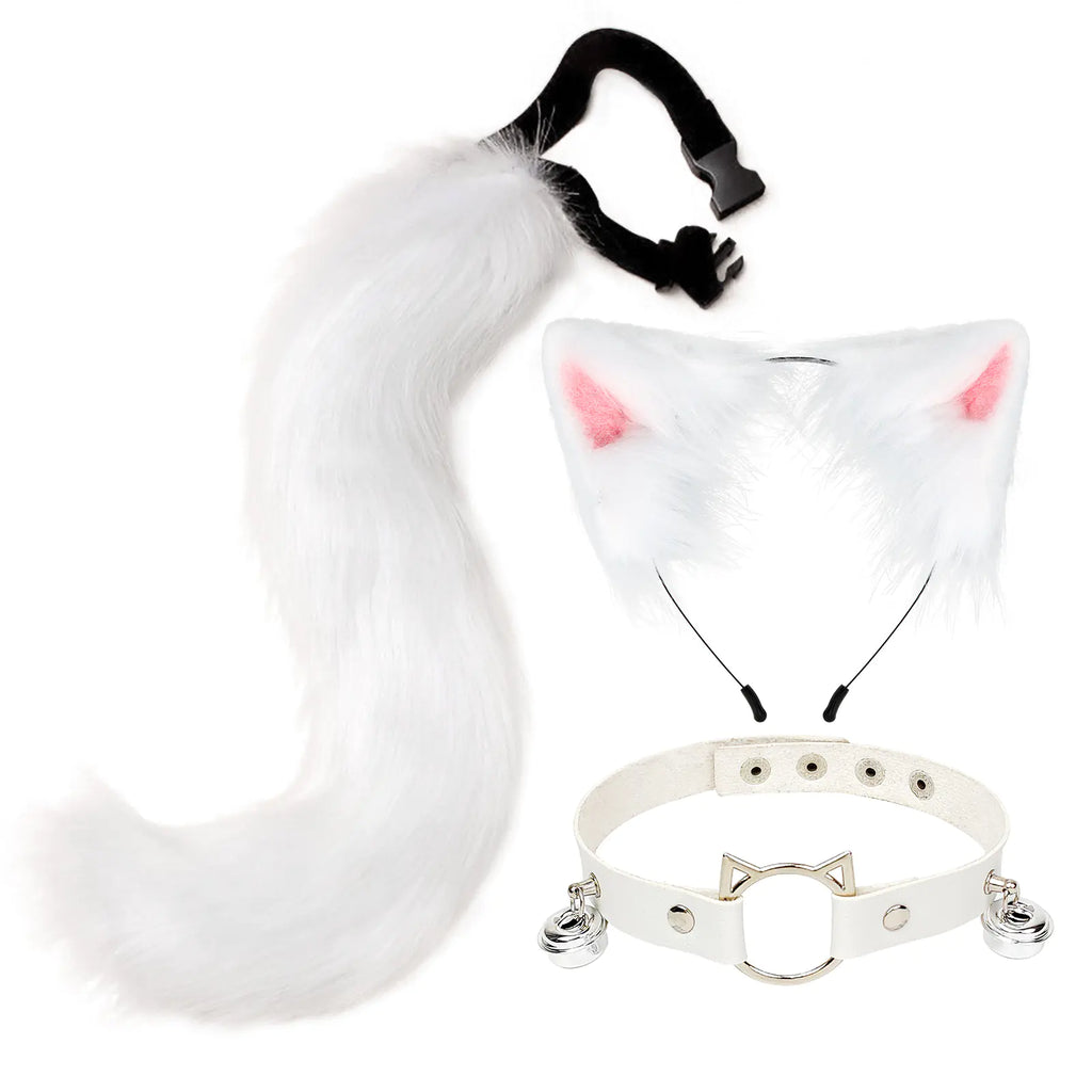 "Wild Spirit" Kit - Fox Cosplay Set (Ears, Tail and Choker)