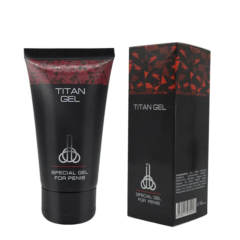 Titan Gel Black - Gel de Masaje para Vigor y Rendimiento Masculino (50ml)