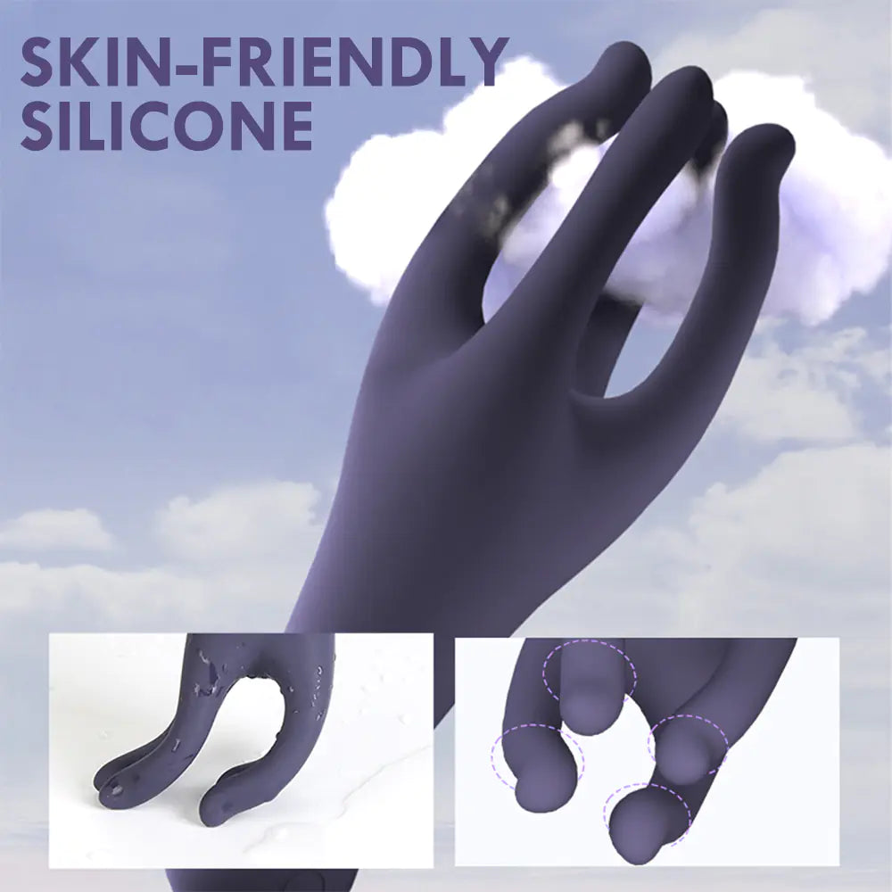 Entrenador de Rendimiento "Velvet Grip" - Masajeador Pulsante con Efecto Pinza