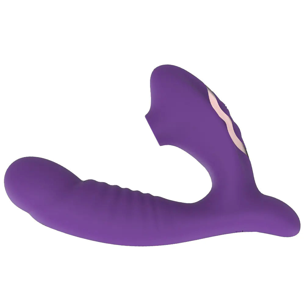"Arlie Dual Bliss" Vibrator - Clitoral Suction and Textured G-Stimulator