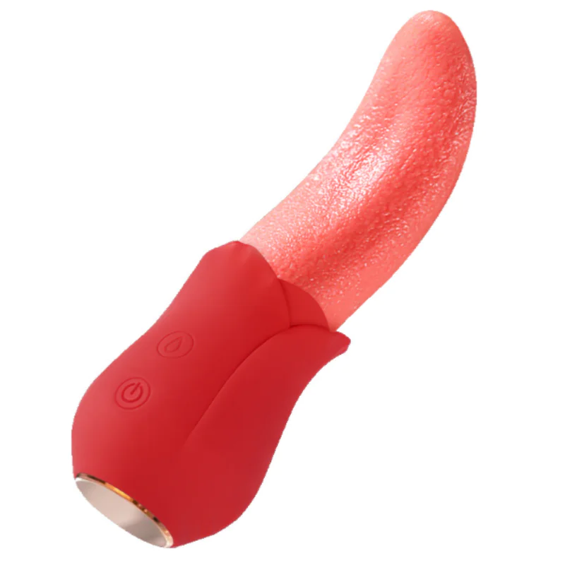 Estimulador "French Kiss" - Vibrador de Lengua Realista con 10 Modos