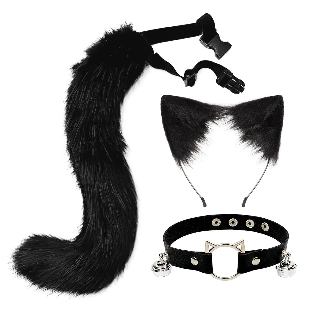 "Wild Spirit" Kit - Fox Cosplay Set (Ears, Tail and Choker)