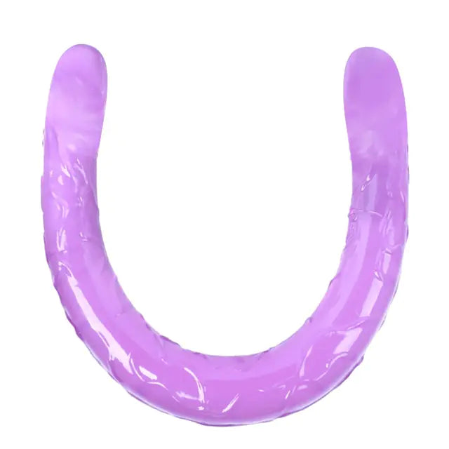 Twin Pleasure Double Dildo - Flexible Two-Headed Dildo (Strapless)