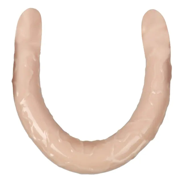 Twin Pleasure Double Dildo - Flexible Two-Headed Dildo (Strapless)