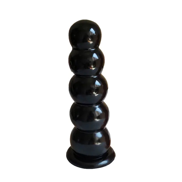 Dildo "Sugarloaf Master" - Plug Anal Gradual con Ventosa y Textura Realista
