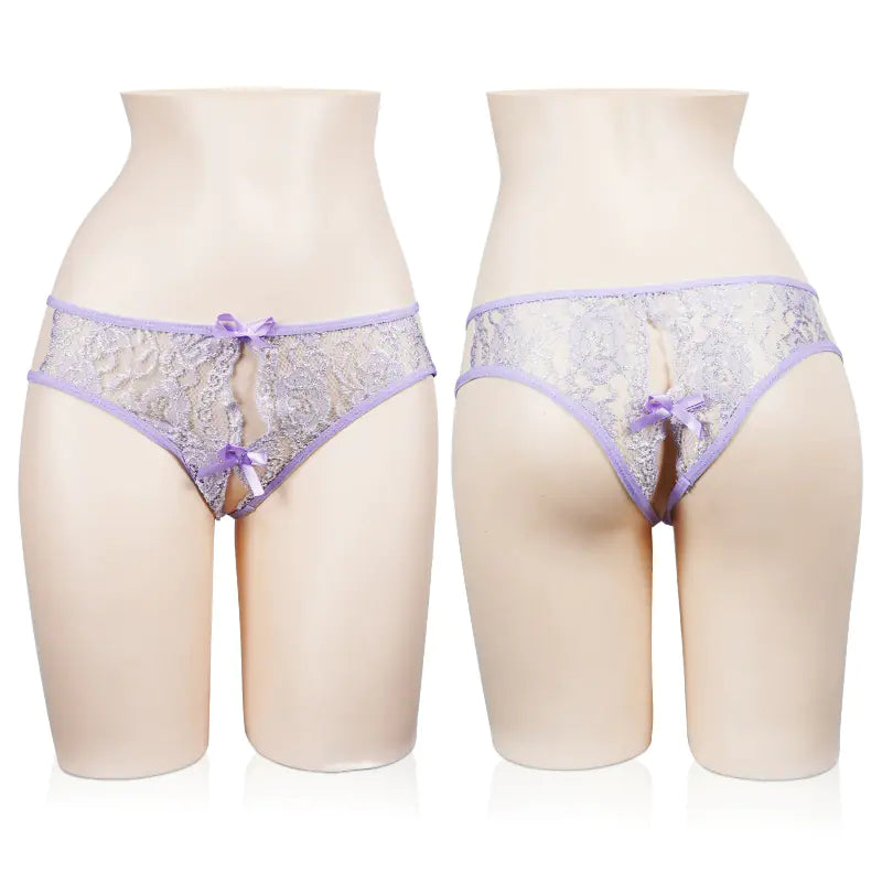 T-Back Thong "Color Passion" - Open Lace Thread (Ouvert) in 9 Colors