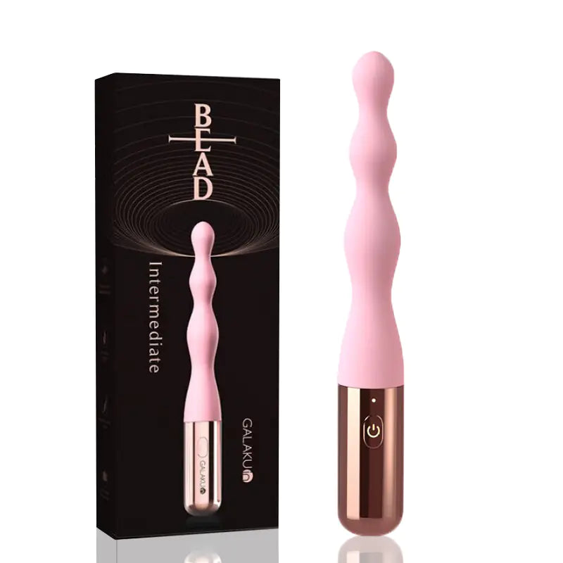"Flower Plug" Stimulator - Gradual Pearl Vibrator and Deep Massage