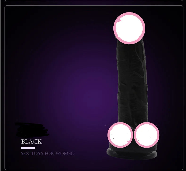 Consolador Realista "True Touch" - Diseño Venoso con Ventosa Fuerte