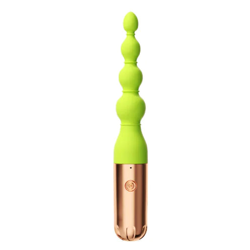 "Flower Plug" Stimulator - Gradual Pearl Vibrator and Deep Massage