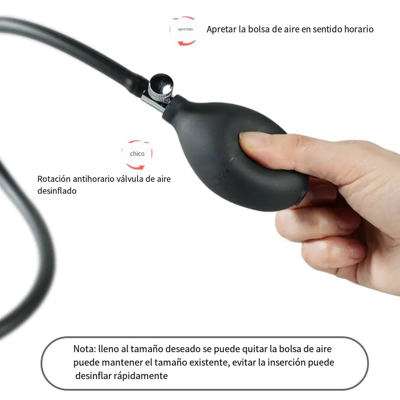 "Harvest Fun" Inflatable Plug - Silicone Themed Dilator with Air Pump