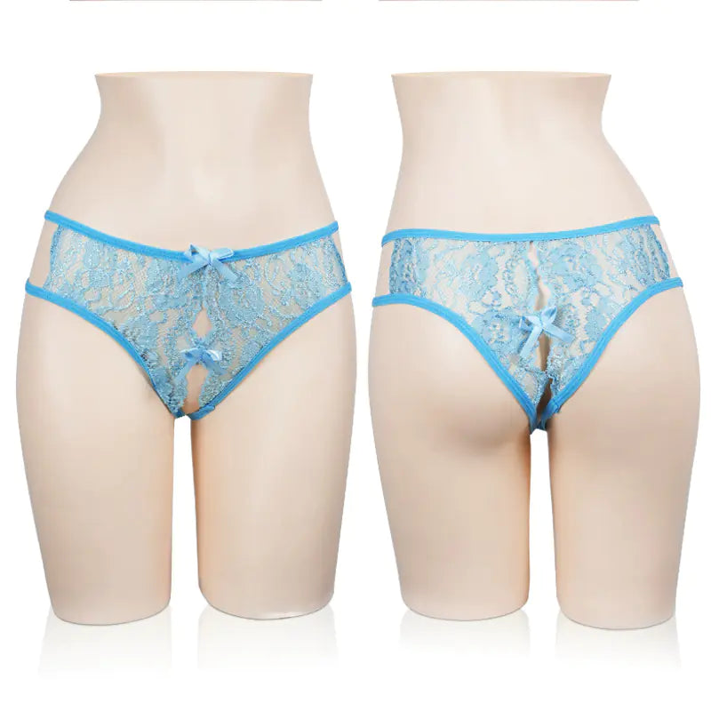 T-Back Thong "Color Passion" - Open Lace Thread (Ouvert) in 9 Colors