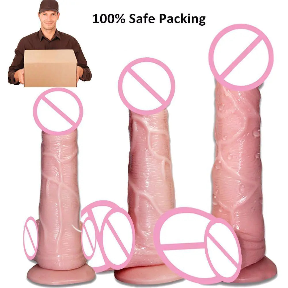 "Swing King" Vibrator - Realistic Dildo with Veins and Powerful Vibration