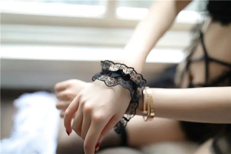 "French Fantasy" Set - Maid Lingerie with Ruffles and Lace